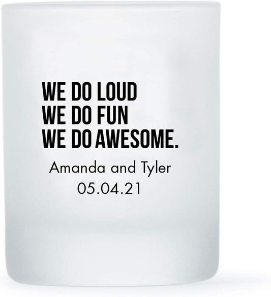 WEDDINGSTAR Personalized 3oz Frosted Shot Glass Customizable Full Color Print - 144 pack