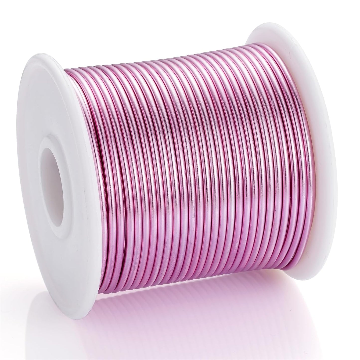 12 Gauge Pink Aluminum Craft Wire (105FT) - Anodized for Jewelry Making, Beading Floral, Plant Gardening, Sculpting & Modeling Craft Wire(Pink #13, 2mm)