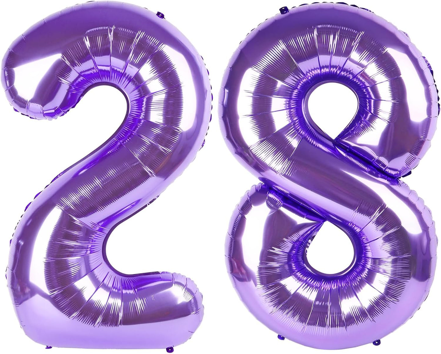 Purple Number 28 Balloon