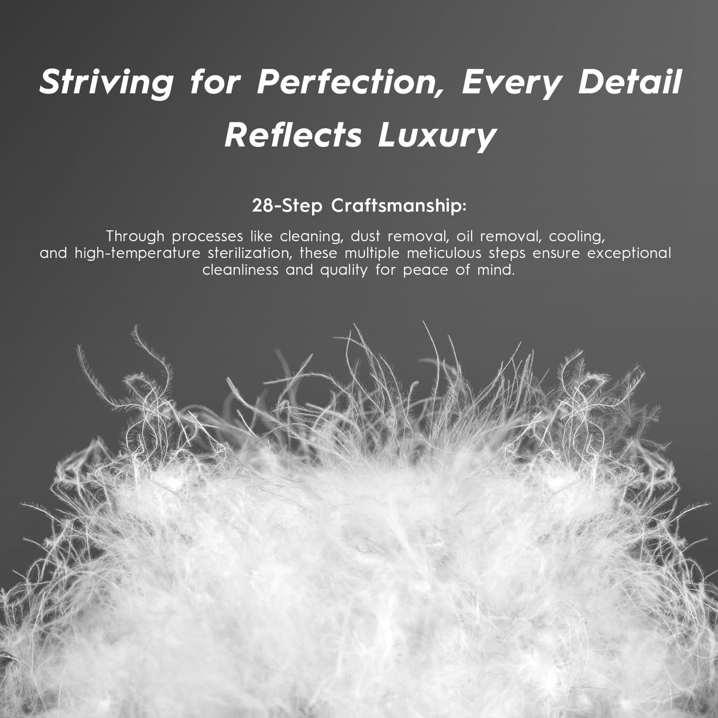 Globon Ultra Soft Down Pillow King Size Set of 2, All Down Filled Bed Pillow for Sleeping, 100% Cotton Shell 500 Thread Count, Soft Hotel Collection Down Feather Pillow 20" x 36"