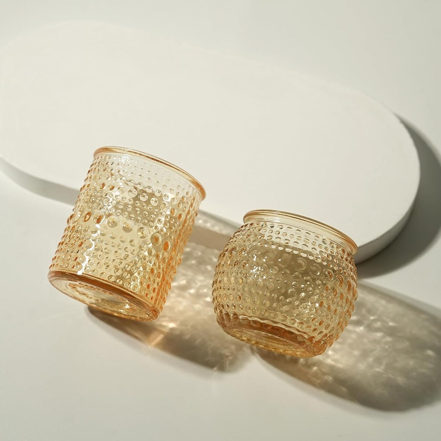 36ps Votive Candle Holders, 2x2.5inchs Gold Tea Light Candle Holders Glass for Table Centerpiece, Votives Candle Holders for Wedding, Bridal Shower and Tea Party Decorations (Gold)