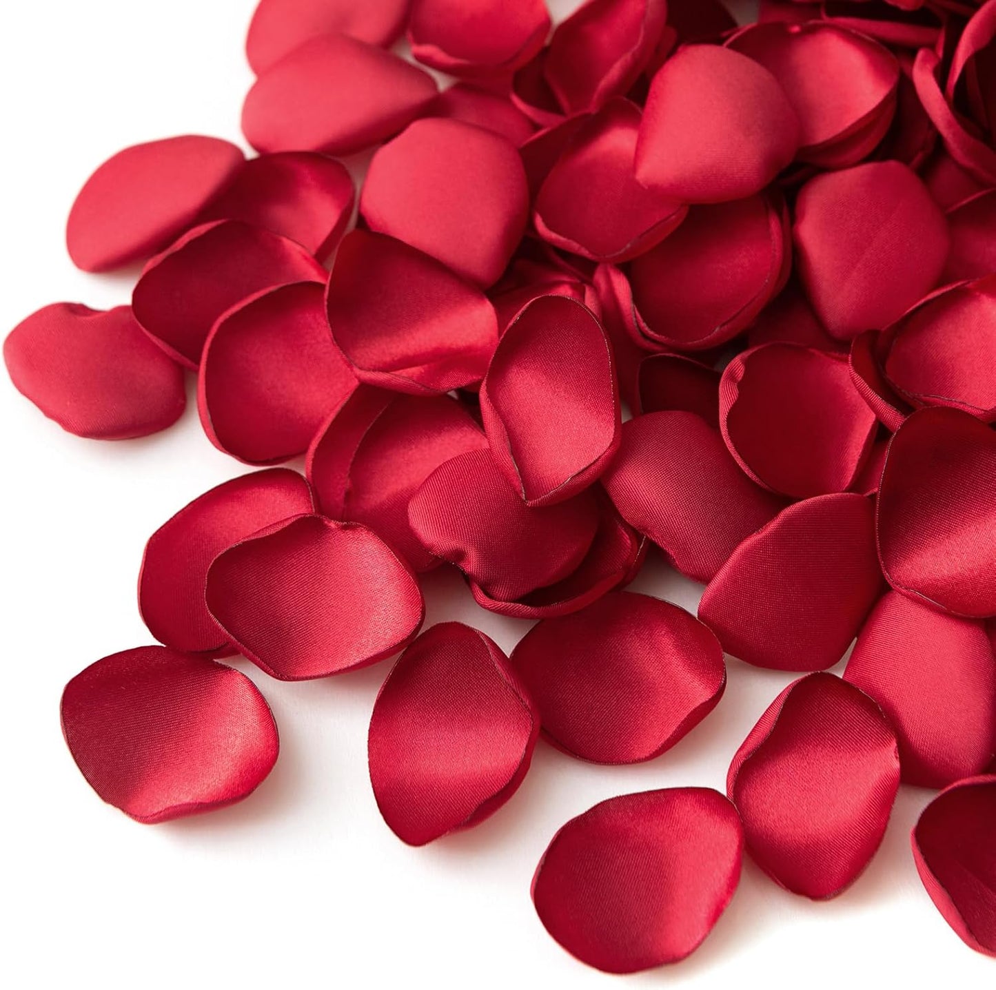 Ling's moment Rose Petals, Silk Flower Petals for Wedding/Aisle/Flower Girl Baskets/Table Centerpiece Décor,etc.Dark Red 200pcs