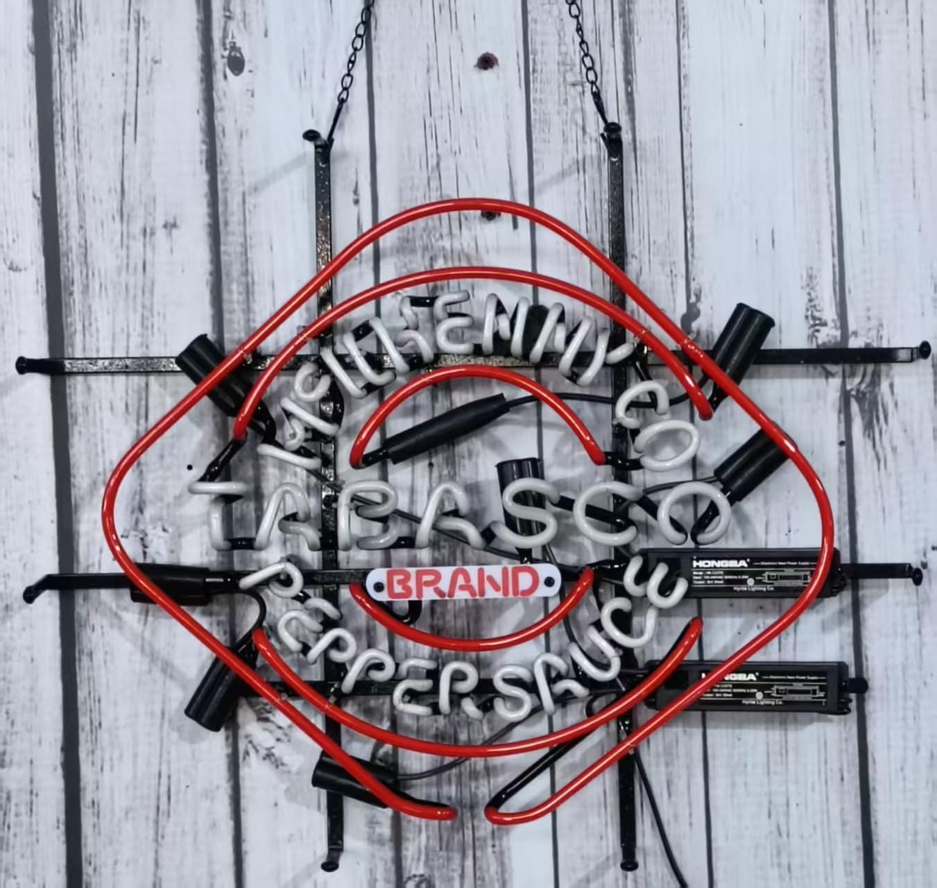 Neon Signs Beer Bar Club Bedroom Glass Neon Signs Compatible For Tabasco for Office Hotel Pub Cafe Birthday Party Man Cave Neon Light Art Wall Lights 24 X 20 Inches