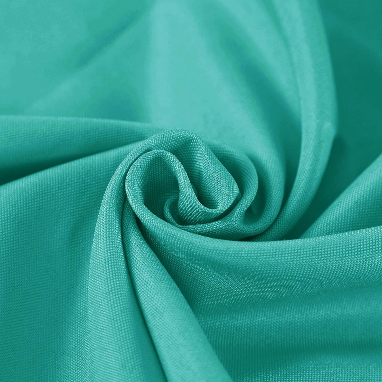 Fokitut 2 Pack Waterproof Rectangle Tablecloth, 90x132 Inch,Stain Resistant and Wrinkle Polyester Table Cloth, Fabric Table Cover for Kitchen Dining, Wedding, Party, Holiday Dinner-Turquoise