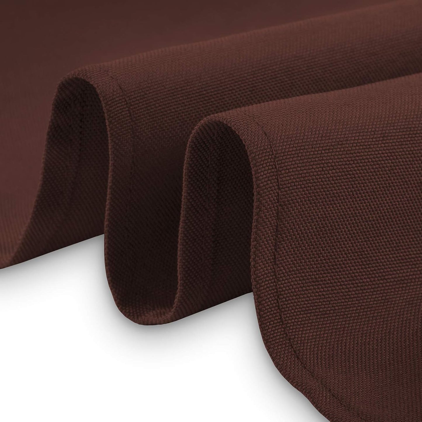 Lann's Linens - 70" Square Premium Tablecloth for Wedding/Banquet/Restaurant - Polyester Fabric Table Cloth - Chocolate Brown