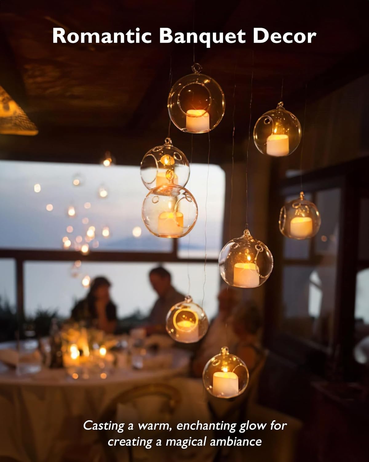 Homemory 72-Pack Novelty Flickering Flameless Tea Lights, 200+Hours Battery Operated, Fake Electric LED Votive Candles for Small Wedding Table Centerpieces, Proposals, Anniversaries