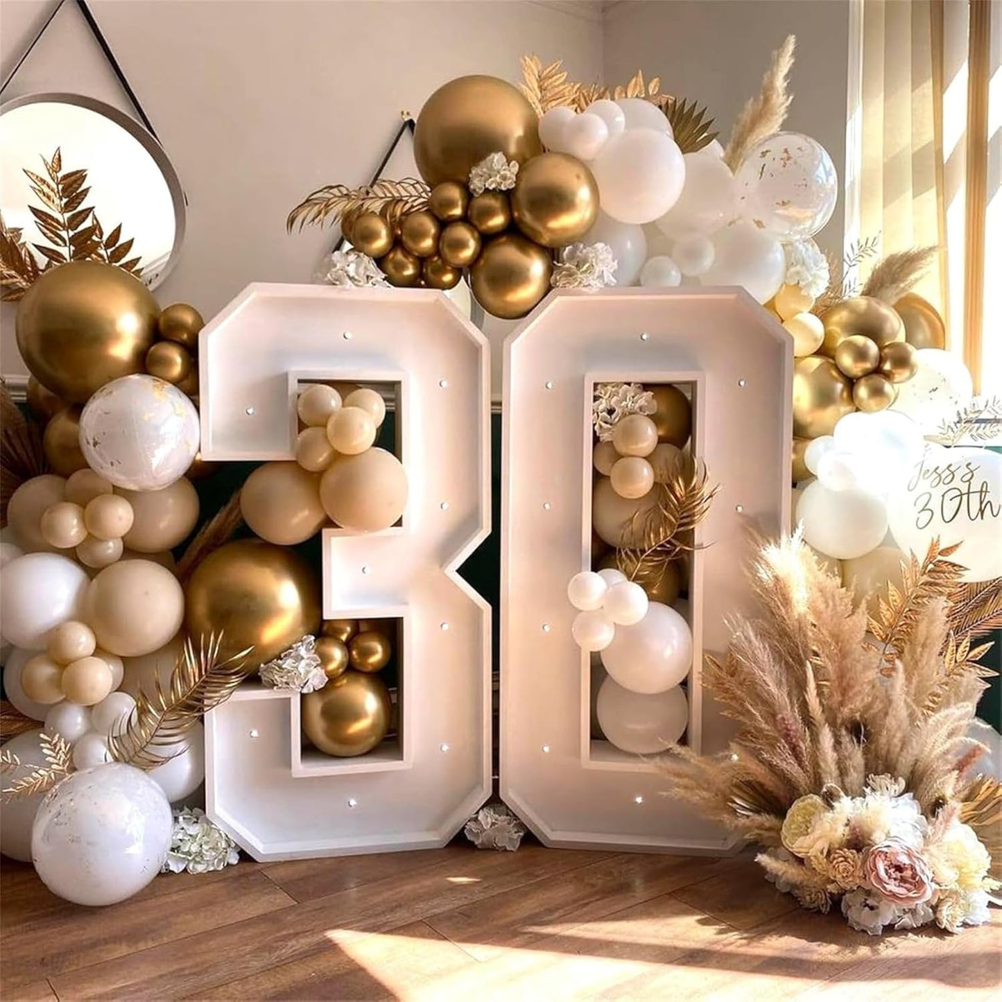 Beige White Gold Balloons, 60PCS Nude Metallic Champagne Gold Cream White Clear Balloon Ivory White Sand Transparent Neutral Balloons for Birthday Boho Wedding Anniversary Engagement Party Decoration