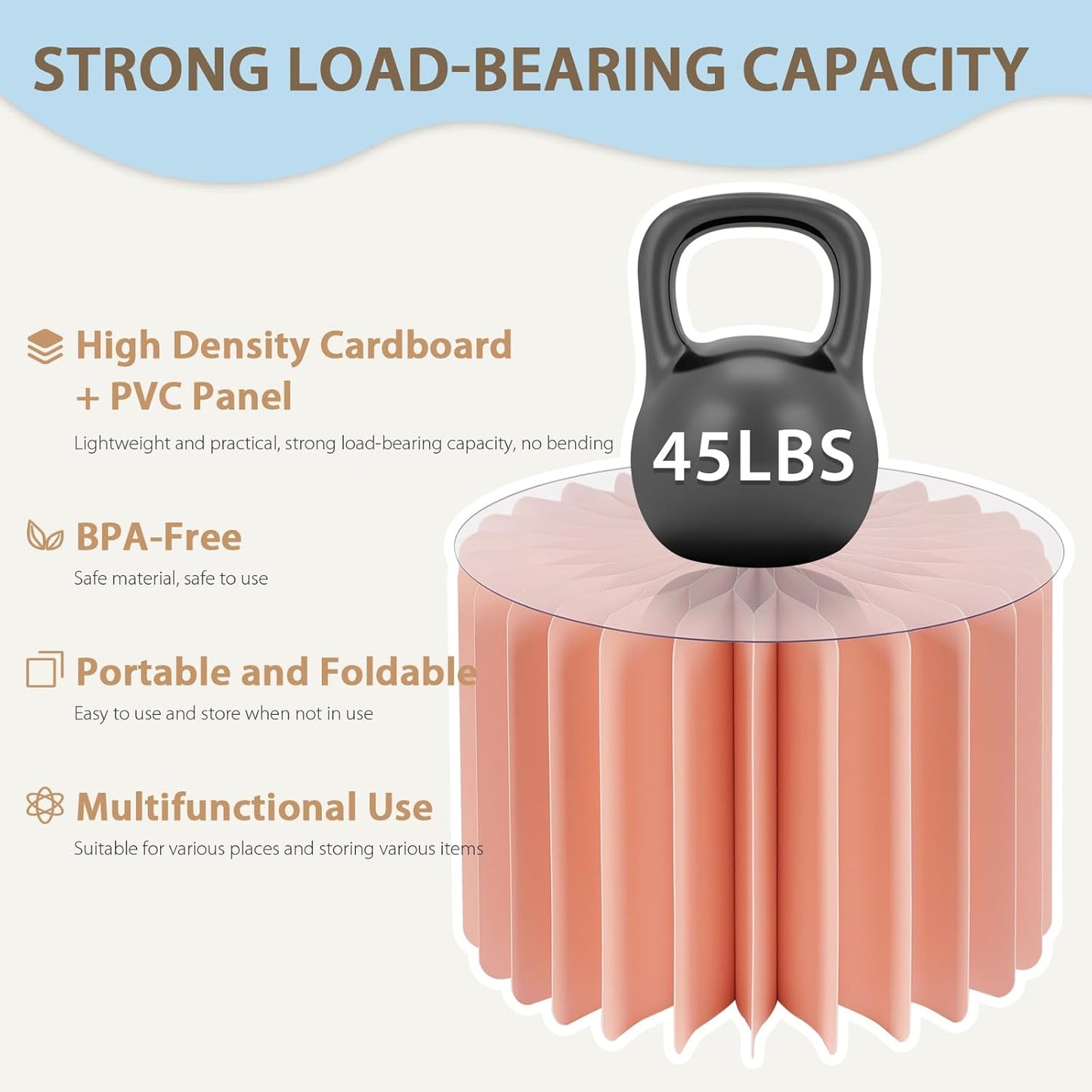 Buffet Risers, Food Risers for Buffet Table Cardboard Food Display Risers for Party Dessert Table Display Set for Show Catering Desserts Collectibles Jewelry (6 Pcs Pink)