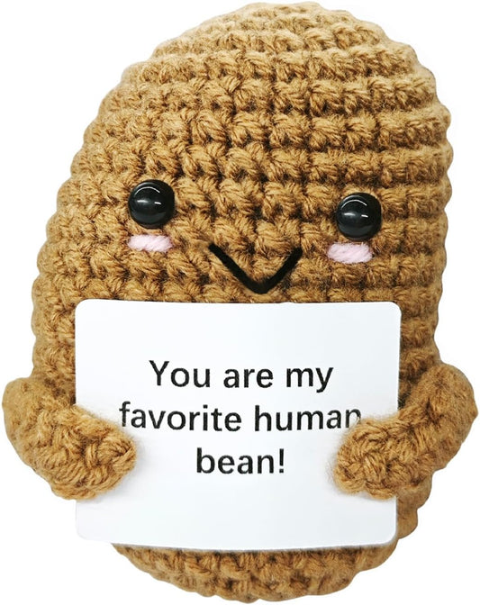 Funny Handmade Coffee Bean Gift-Unique Cute Presents for Women & Men,Emotional Cheer Support,Birthday Gifts for Her/Him,Friends,Coworkers,Family