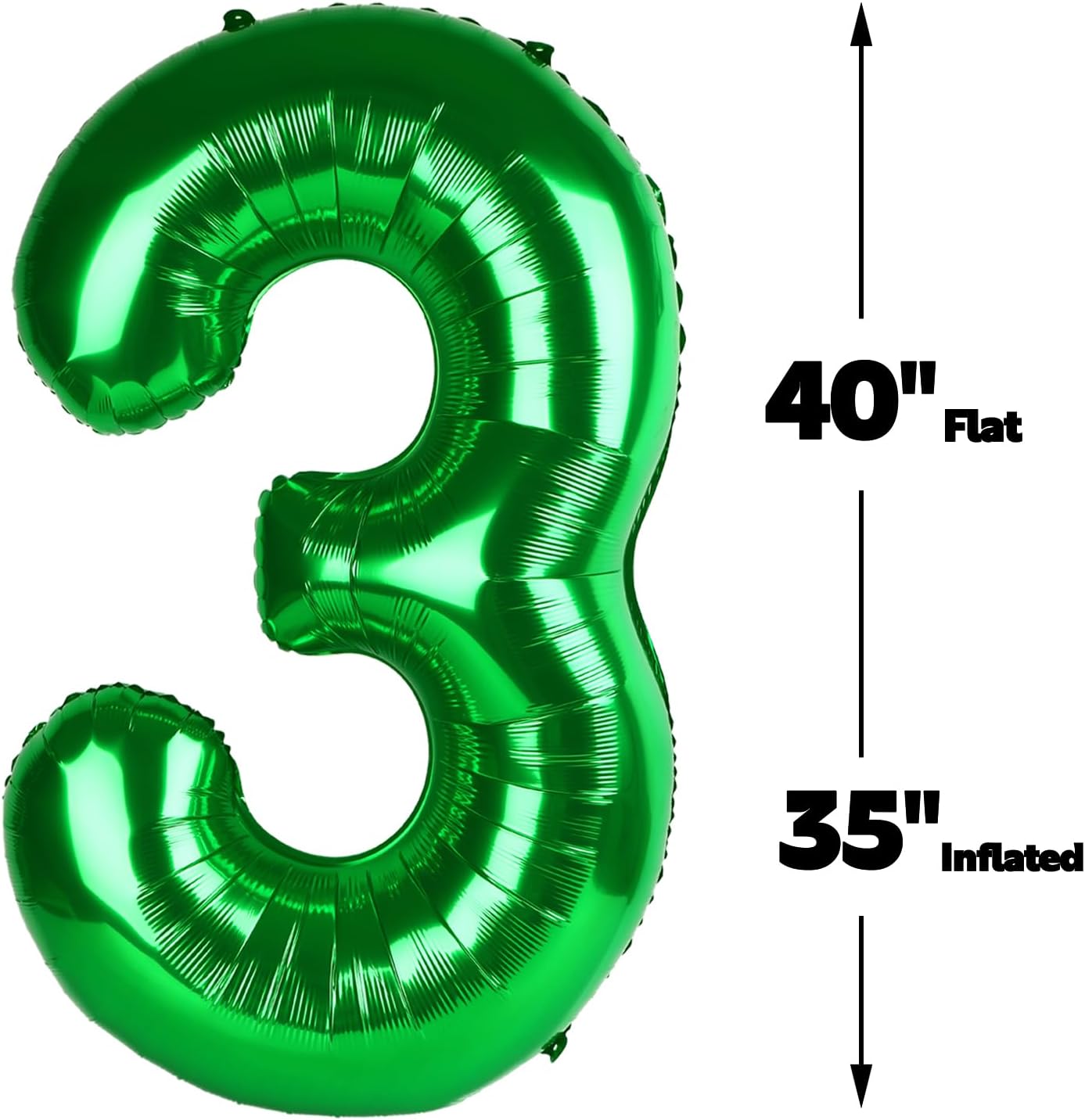 40 Inch Green 23 32 Large Number Balloon, 23 32 Green Birthday Party Decorations, Number 23 32 Foil Balloons for Anniversary Party Graduations Celebration Supplies