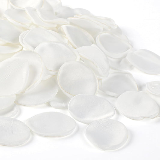 300pcs Silk Rose Petals Ivory - Faux Flower Petals for Wedding Decoration, Table Centerpieces, Party Confetti, Romantic Night, and Bridal Events