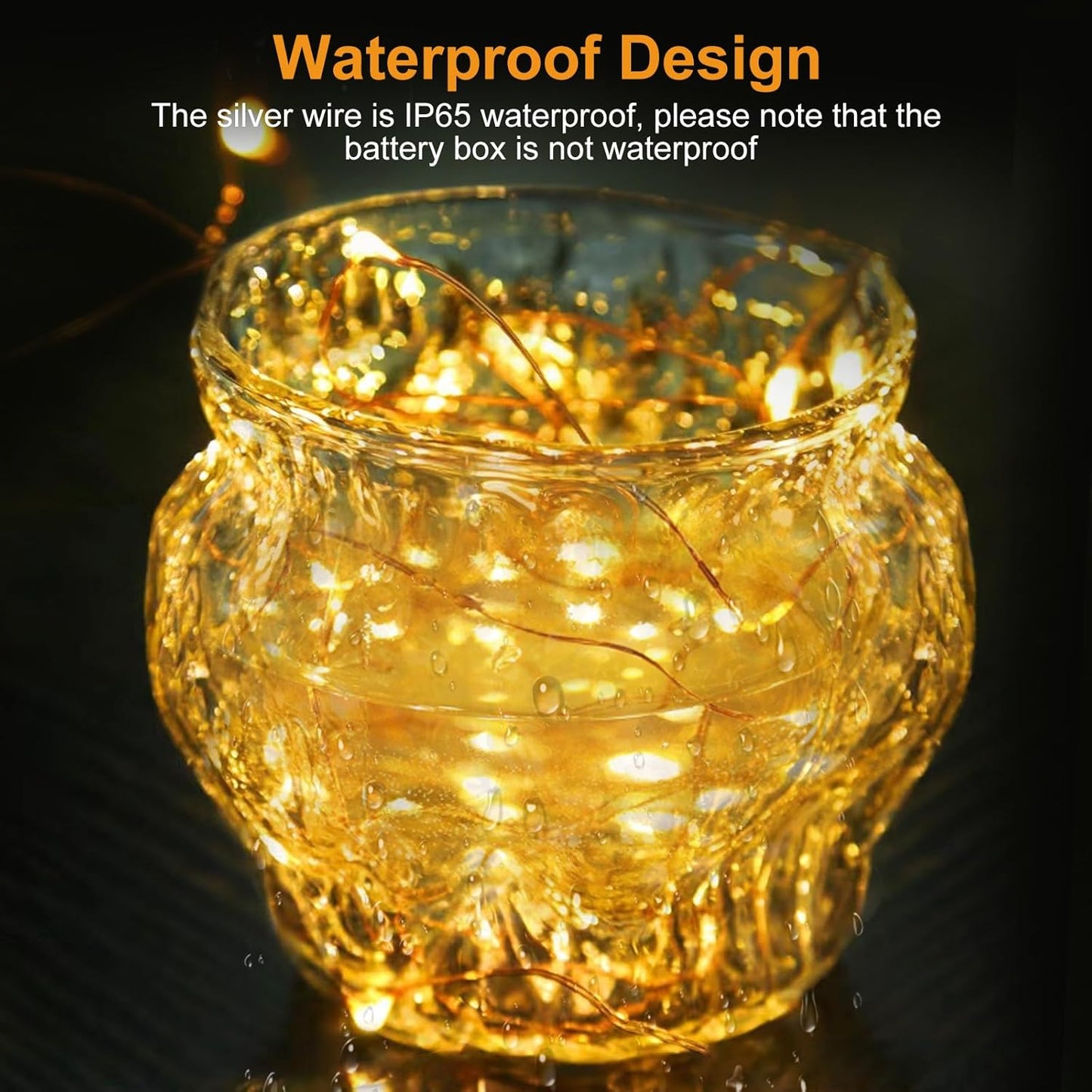 btfarm 12 Pack Fairy Lights Battery Operated [3 Modes], 7ft 20 Led Twinkle Lights String Lights Waterproof Bulk Small Mini Silver Wire for Mason Jars Vases Wedding Table Centerpiece, Warm White