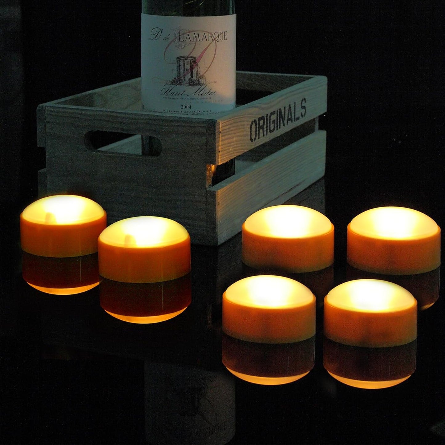 LED Pumpkin Lights with Remote and Timer, Battery Operated Bright Flickering Flameless Candles for Pumpkin Decor, Jack-O-Lantern Halloween Party Decorations,Orange Color, 6 Pack