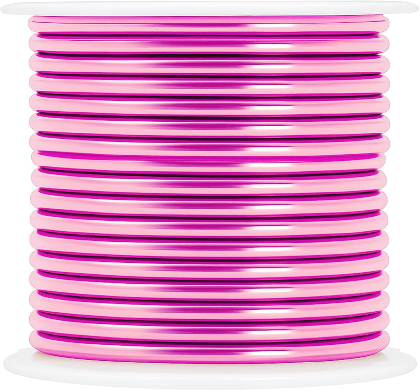 Mandala Crafts 13 Gauge Anodized Aluminum Craft Wire for Jewelry Making - 300 FT Colored Flexible Silver Copper True Blue Pink Ice Blue Green Wire - Bendable for Bonsai Armature Crafting Sculpting