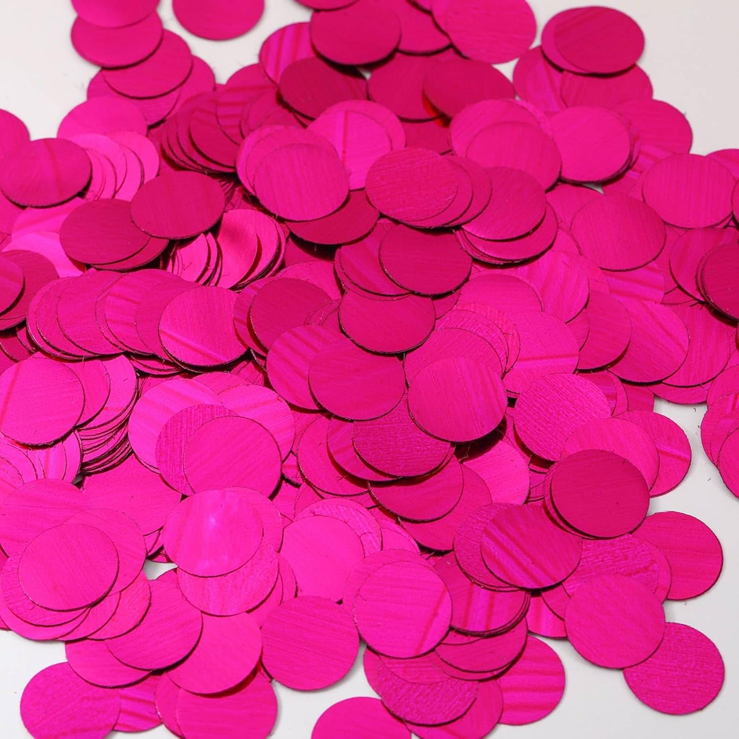 Hot Pink Confetti Balloons, 25 Pcs Thickened 12 Inch Clear Latex Balloon with Confetti Inside for Graduation Engagement Bridal Shower Party Baby Shower Birthday Party Decorations Supplies