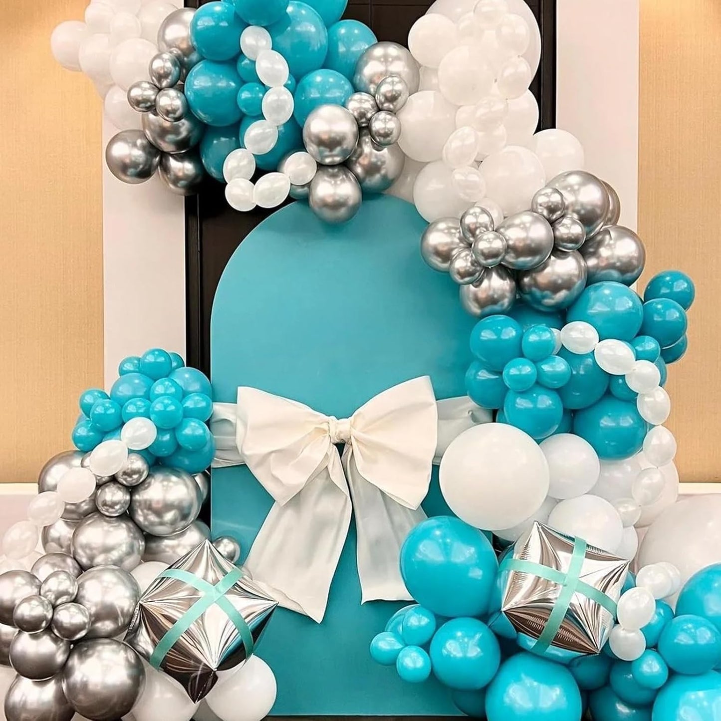 90pack Teal Balloons Different Size 18/12/10/5 Inch Teal Balloon Garland Arch Kit for Graduation, Wedding, Birthday, Baby Shower, Anniversary Party Decorations