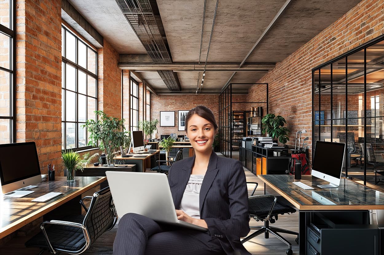 20X10ft Office Video Photo Backdrop Photography Background for Recording Conference, Zoom Home Podcast Backdrops Photo Booth Prop Decorations Wall Decor Tablecloth