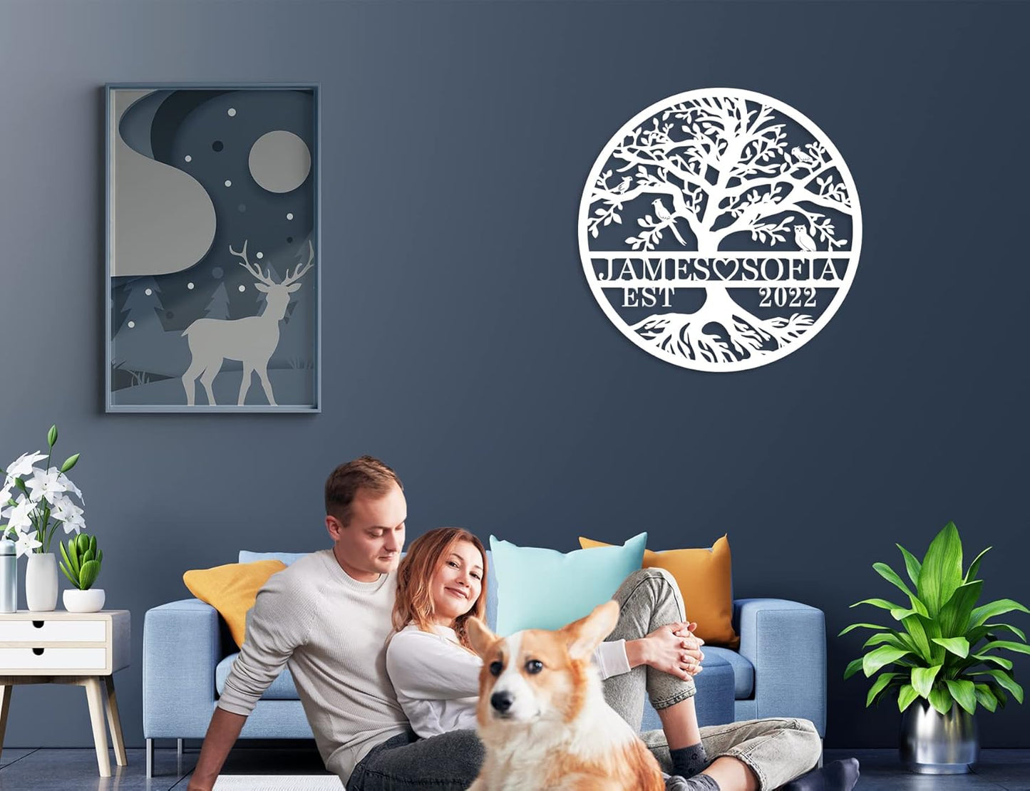 Personalized Tree of Life Metal Sign, Custom Name Sign, Tree of Life Wall Decor,Tree of Life Wall Decor, Custom Metal Signs Personalized