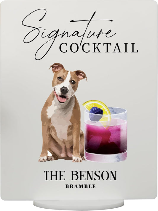 Pet Signature Drink Wedding Signs