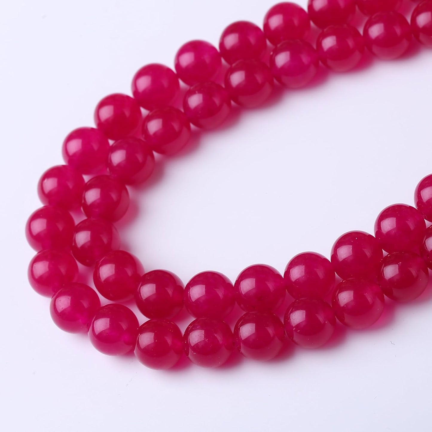 Rose Carnelian Stone Beads for Jewelry Making DIY Bracelet Necklace Jewelry Making 1 Strand 15.5inch 45PCS 8MM