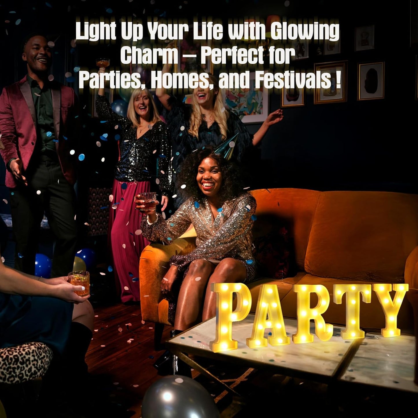 Light Up Letter A,LED Sign Marquee Letters 26 Alphabet for Party Birthday Name,Wedding,Christmas Decorations,Personalized Name Sign Letters for Centerpieces Table and Wall Decor