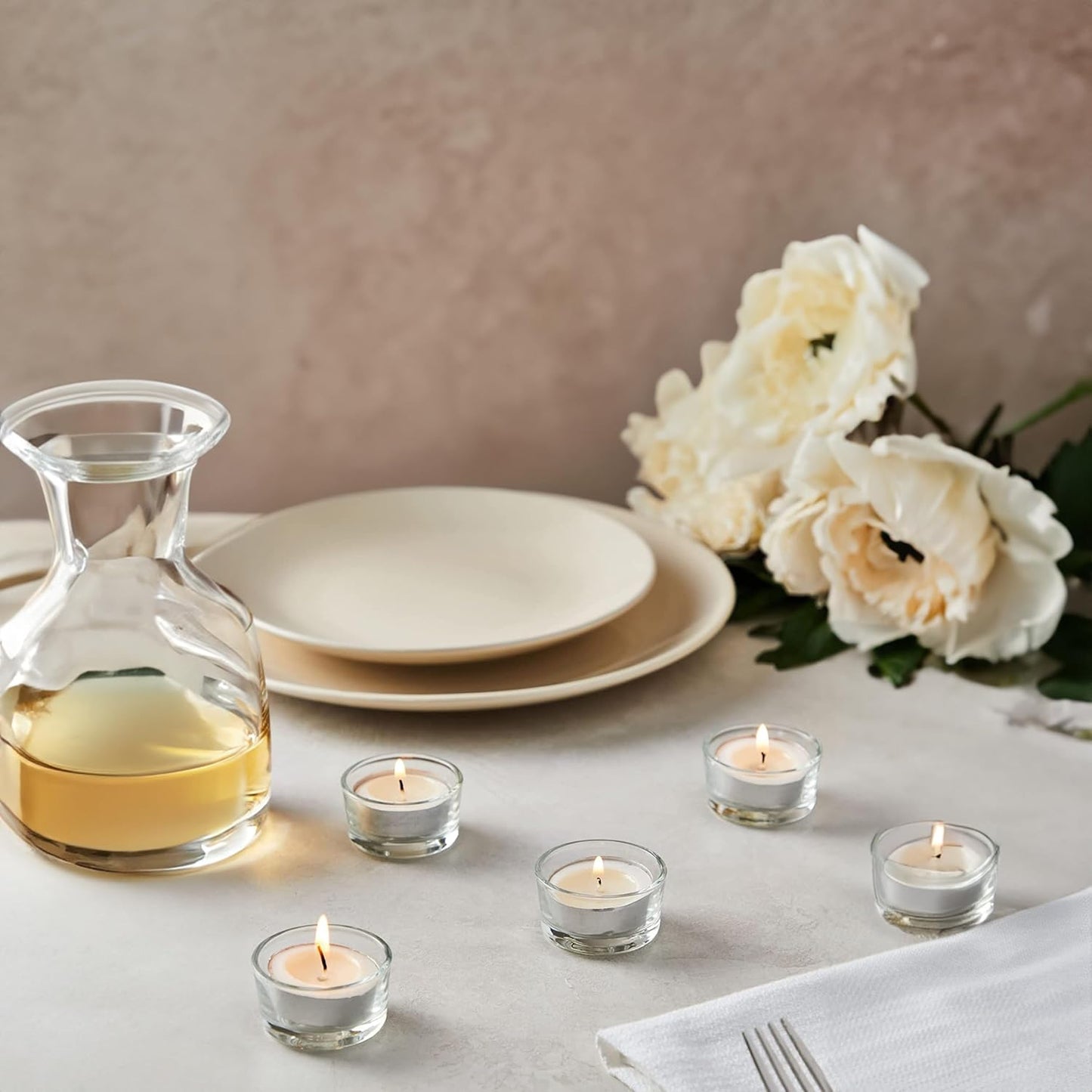 WGV Tea Light Votive Candle Holder 2x1.2 H, Clear Stubby Utility Cylinder Glass, Small Home Accent Decor, 96 Pieces