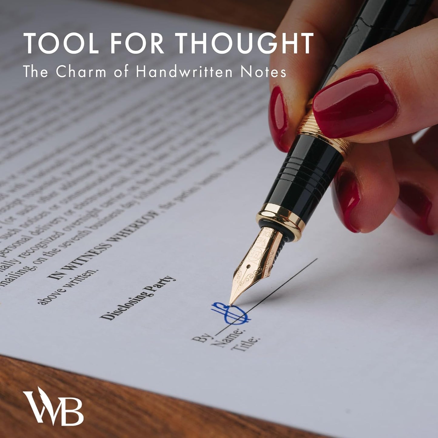 Wordsworth & Black Primori Fountain Pen Set [Black Gold]; Extra Fine Nib, Gift Case, 24 Ink Cartridges, Refill Converter, Manual; Journaling, Calligraphy, Smooth Writing Pens; Left and Right Handed