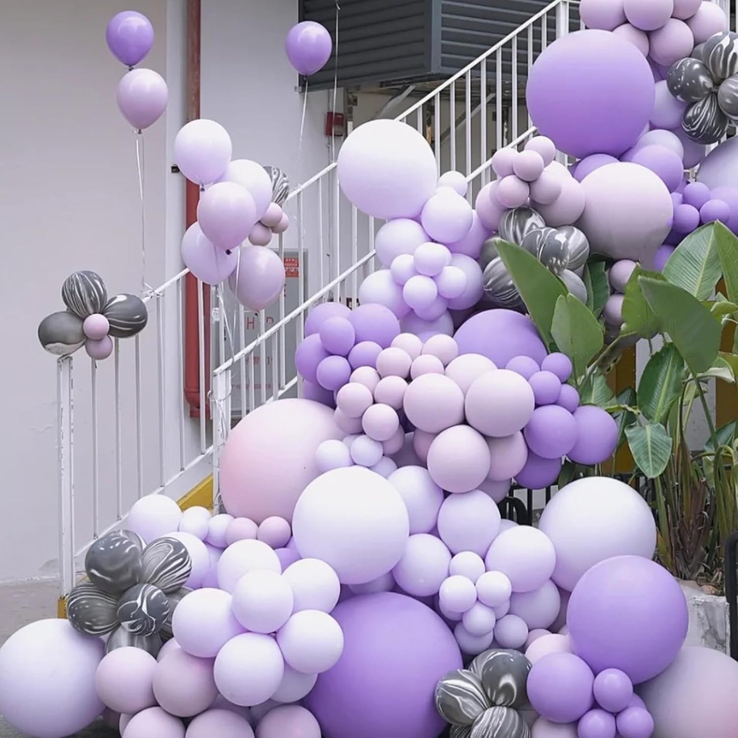 90pack Pastel Purple Balloons Different Size 18/12/10/5 Inch Pastel Purple Balloon Garland Arch Kit for Graduation, Wedding, Birthday, Baby Shower, Anniversary, New Year Party Decorations