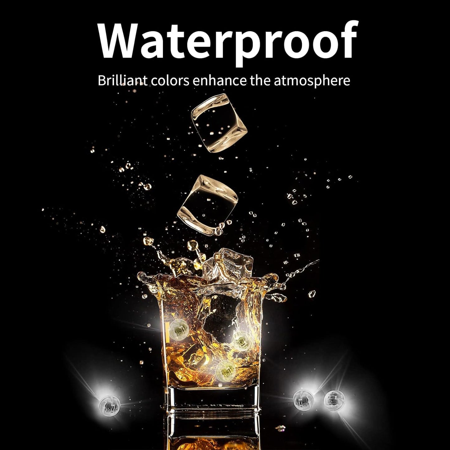 Aogist 50pcs Blue Balloon Lights,Long Standby Time Waterproof Mini Light,Battery Powered,Round LED Ball Lamp for Latex Balloon Paper Lantern Party Wedding Festival Christmas Halloween Decorative