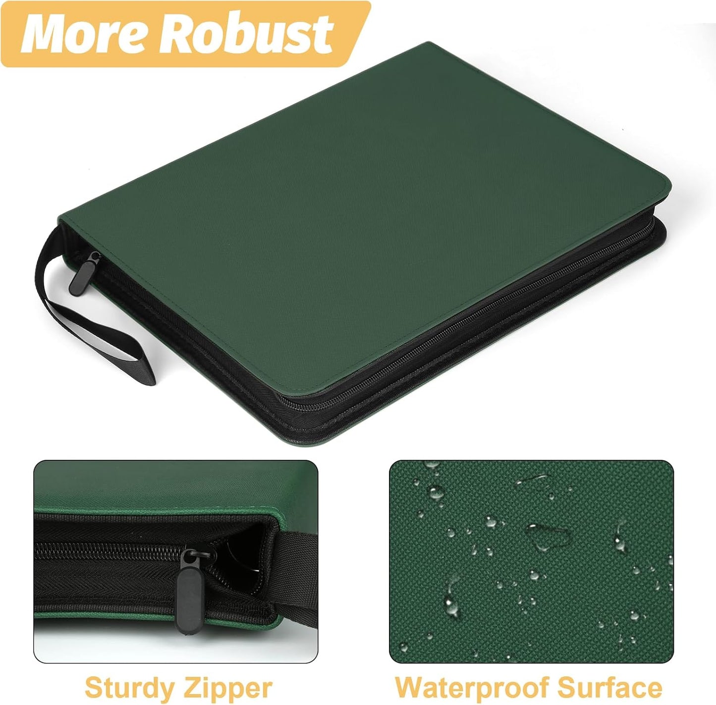 Trading Card Binder, Card Collection Binder Album Folder with 720 Side Loading Pockets, 9 Pocket Trading Card Album Folder for TGC,MTG, Baseball Cards, Yugioh