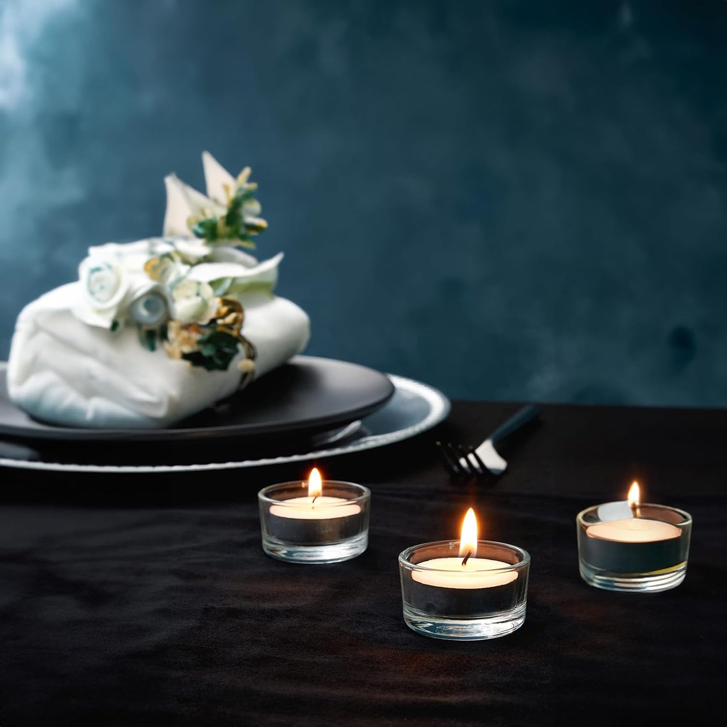 WGV Tea Light Votive Candle Holder 2x1.2 H, Clear Stubby Utility Cylinder Glass, Small Home Accent Decor, 6 Pieces