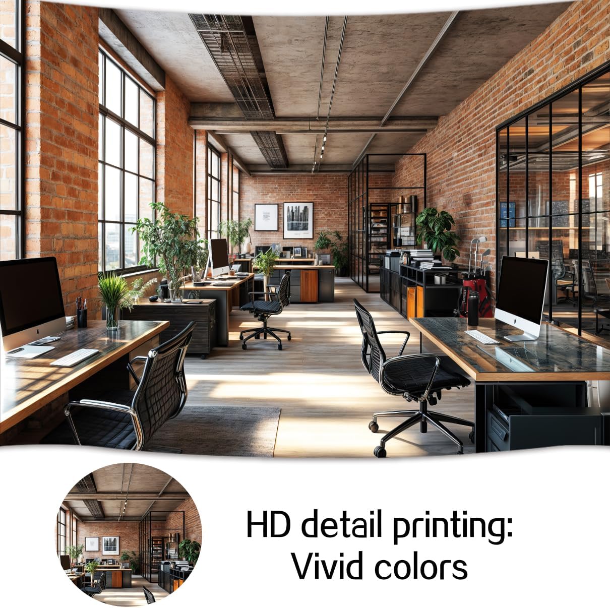 5X4ft Office Video Photo Backdrop Photography Background for Recording Conference, Zoom Home Podcast Backdrops Photo Booth Prop Decorations Wall Decor Tablecloth