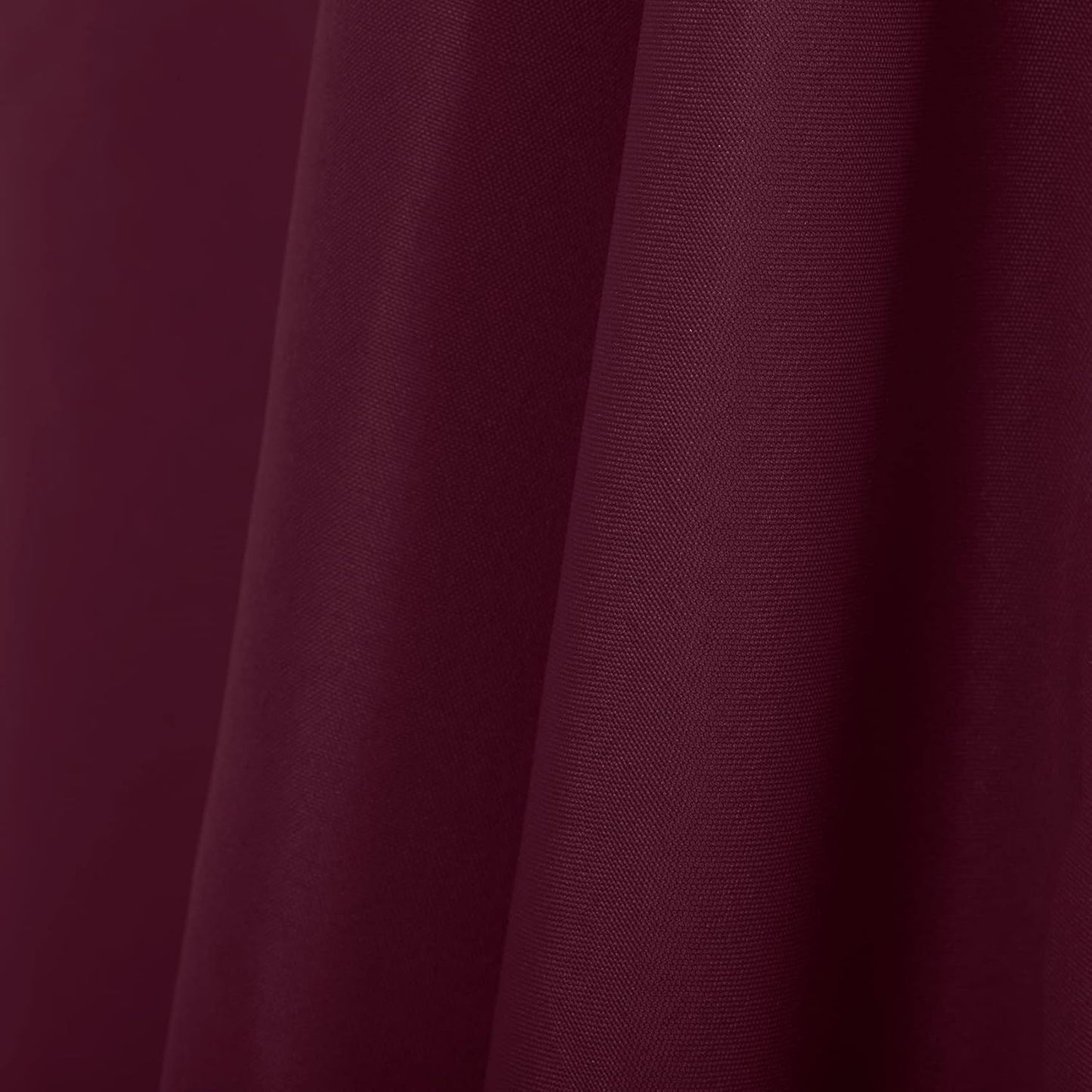 Ascoza 2pack 60x120 Inch Burgundy Rectangular Tablecloth 6 Feet Table Cloth in Polyester Fabric for Wedding/Banquet/Restaurant/Parties
