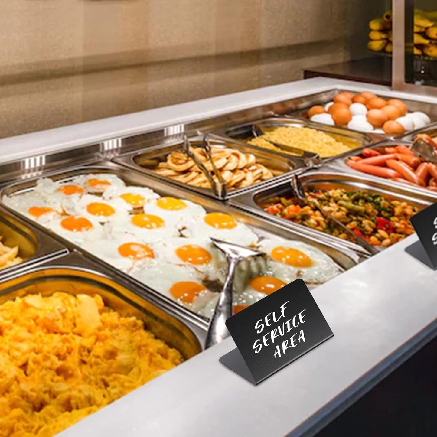 12 Pack 4"x3"Mini Chalkboard Signs for Chalk Sign for Food - Party - Buffet - Table Sign Chalkboard - Wedding - Bakery - Small