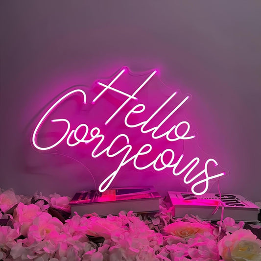 Ulalaza LED Neon Sign Night Light for Wall Party Décor Bedroom Room Bar Wedding Home Birthday Art Decoration Christmas with USB Chain Light modulator 5v (lets party blue)