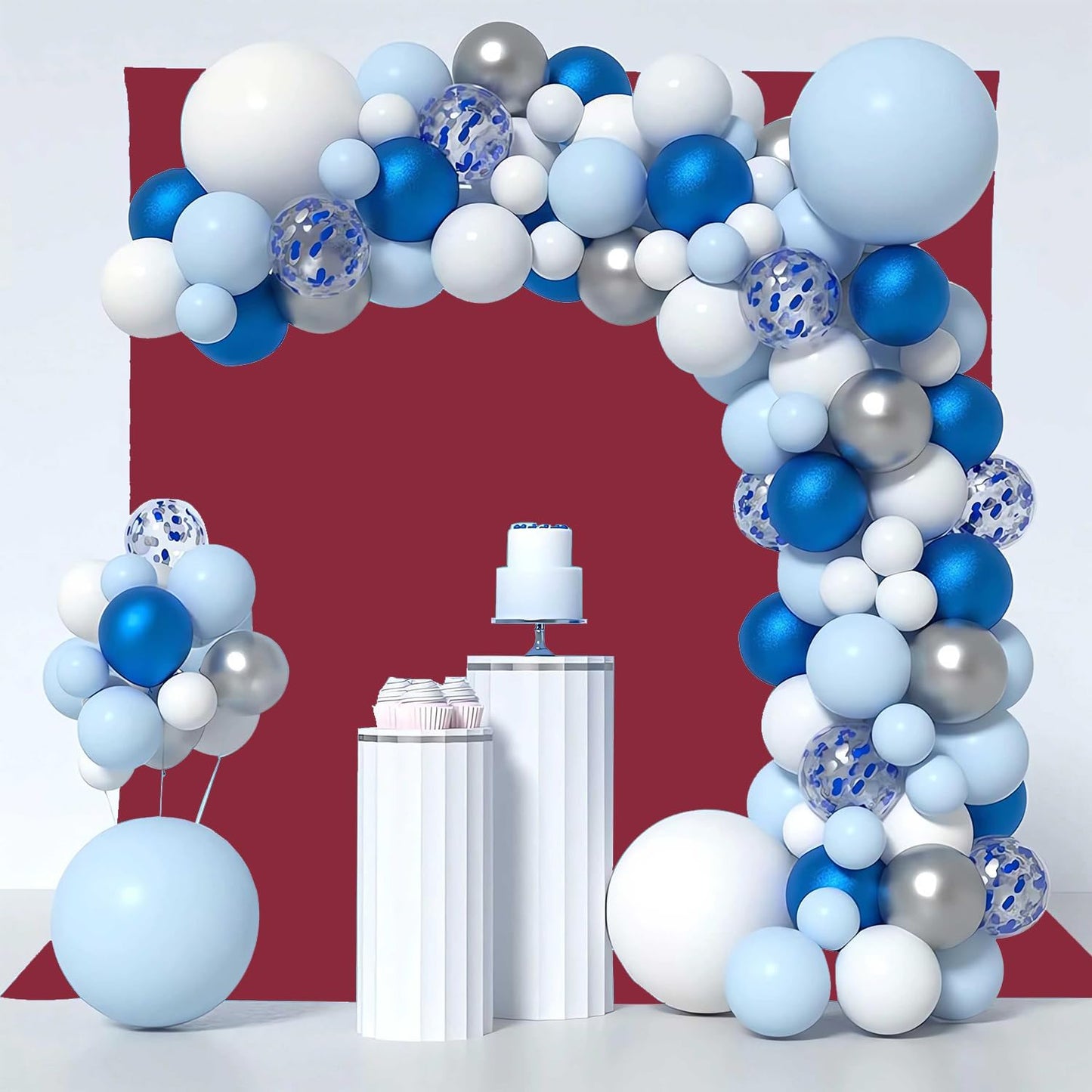 Wine Red Photography Backdrop for Photoshoot, Photo Backdrop Curtain, Perfect Wine Red Backdrops for Party Portrait Photoshoots Video Studio 5FTx7FT