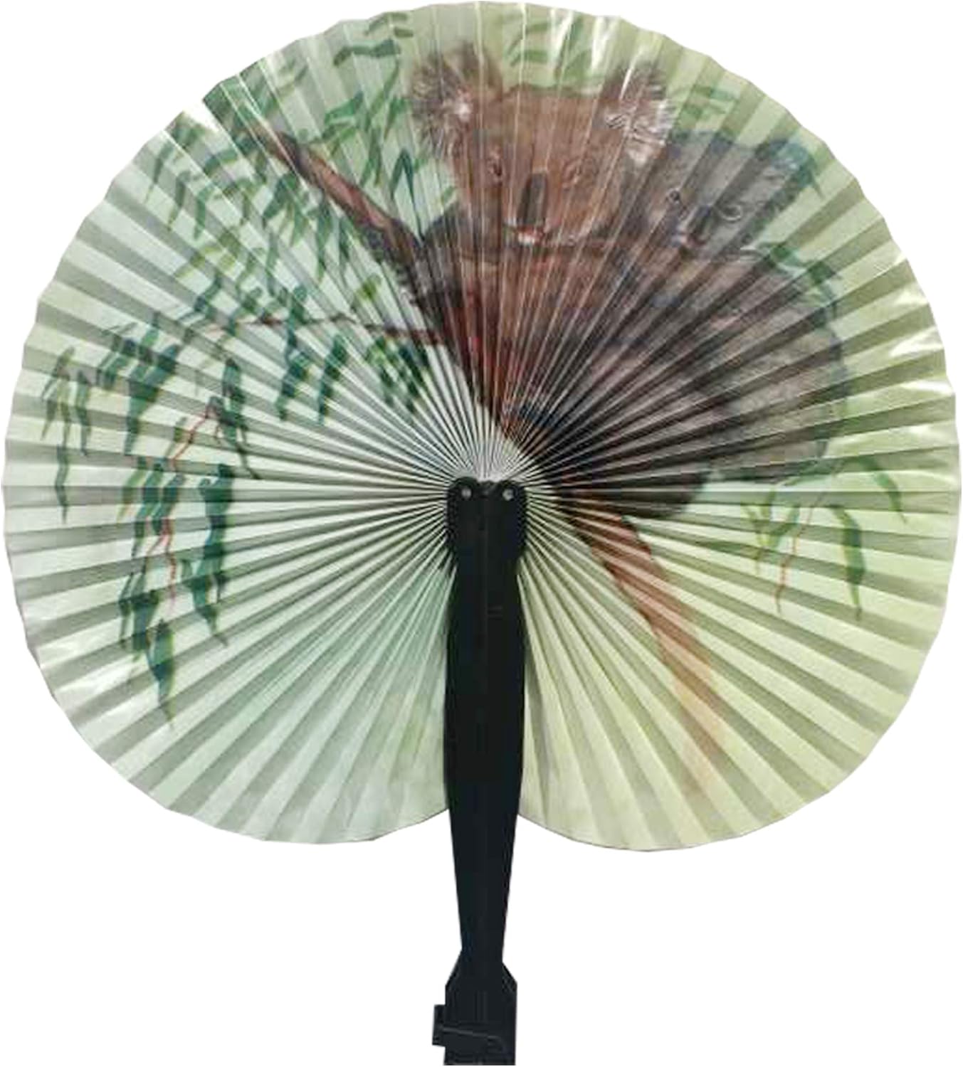 20 Pcs 10" Safari Print Animal Folding Paper Fan Bulk Assortment for Gifts,Weddings,Festival,Birthday,Summer,Party Favors,School Cultural Shows