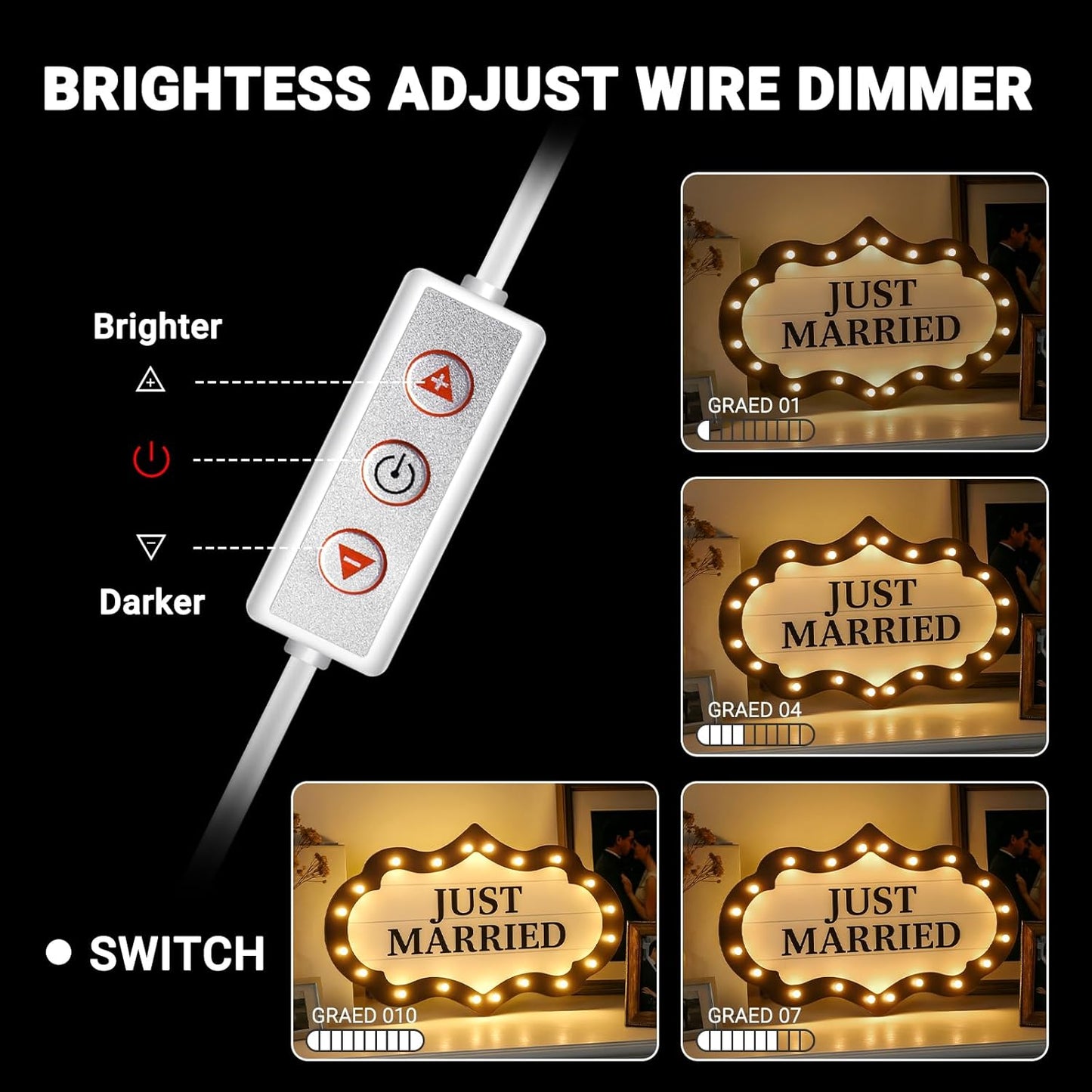 Custom Wedding Bottle Service Sign,IP67 Waterproof LED Marquee Light Up Board with Bulbs,Personalized Party Decoration for Bride Groom,Engagement Anniversary Birthday Celebration Event Decor