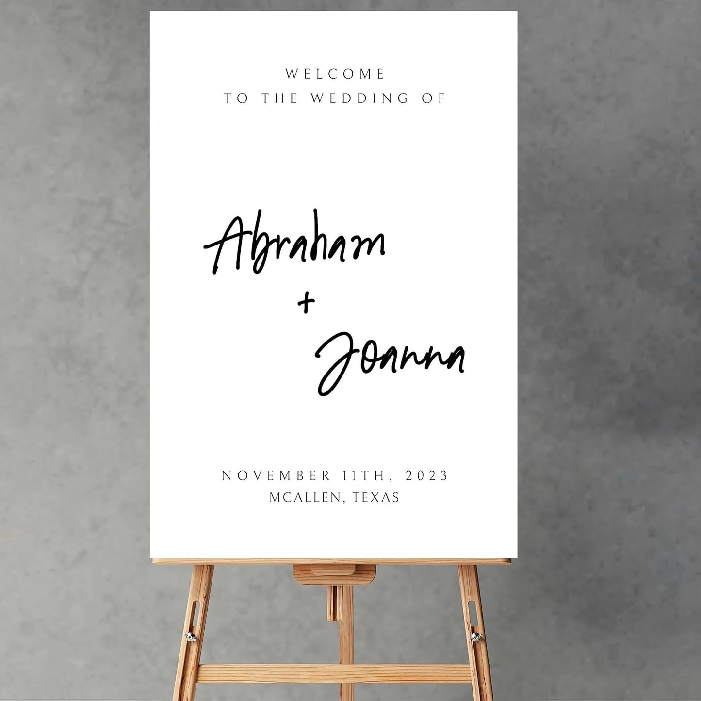 Wedding Welcome Sign, Wedding Welcome, Calligraphy Welcome sign
