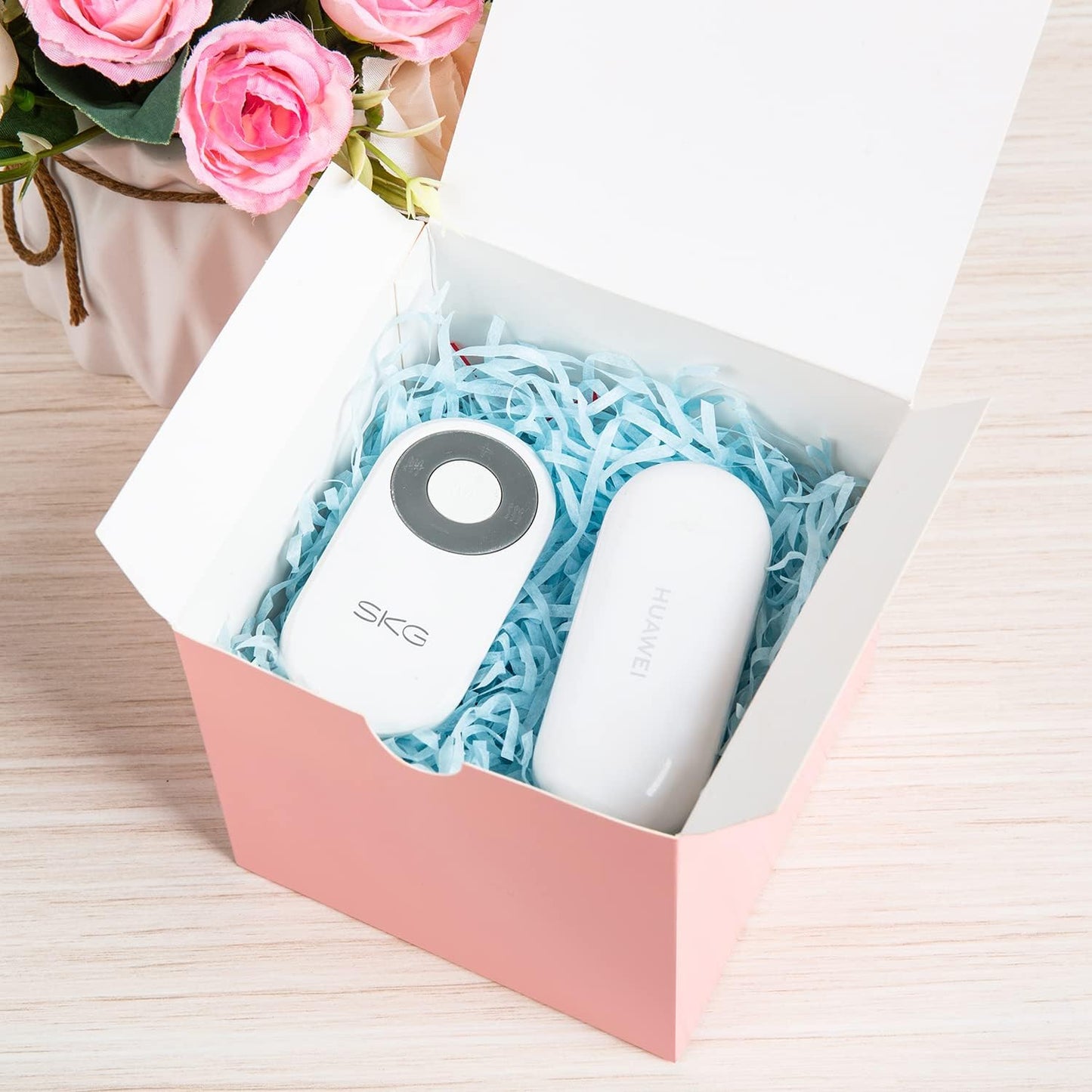 GEFTOL Small Pink Gift Box 50 Pack 4x4x4 inches Fold Box Easy Assemble Paper Gift Box Bridesmaids Proposal Box for Bridal Birthday Party Christmas