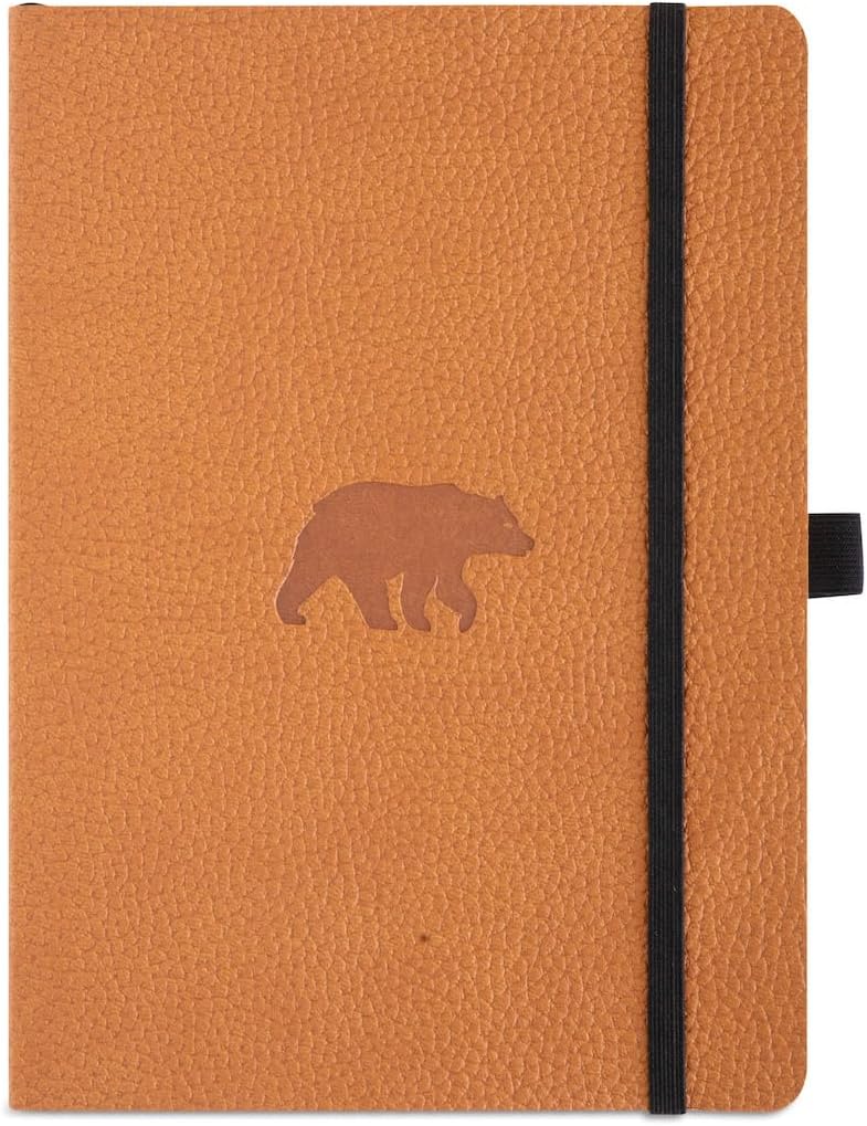 Dingbats A5 Wildlife Ruled Notebook Journal - Premium Vegan Leather Softcover Executive Journal for Women & Men - Work, Note Taking, Writing & Travel