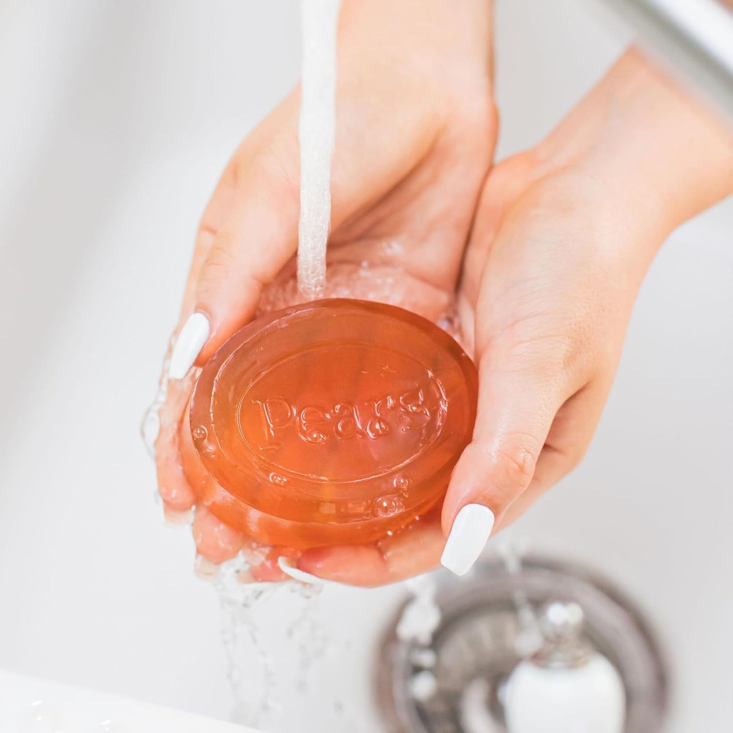 Pears Glycerin Soap, Transparent Amber with Natural Oils, 12-Pack – Pure & Gentle Cleanser for Soft, Glowing Skin, 4.4 Oz Ea