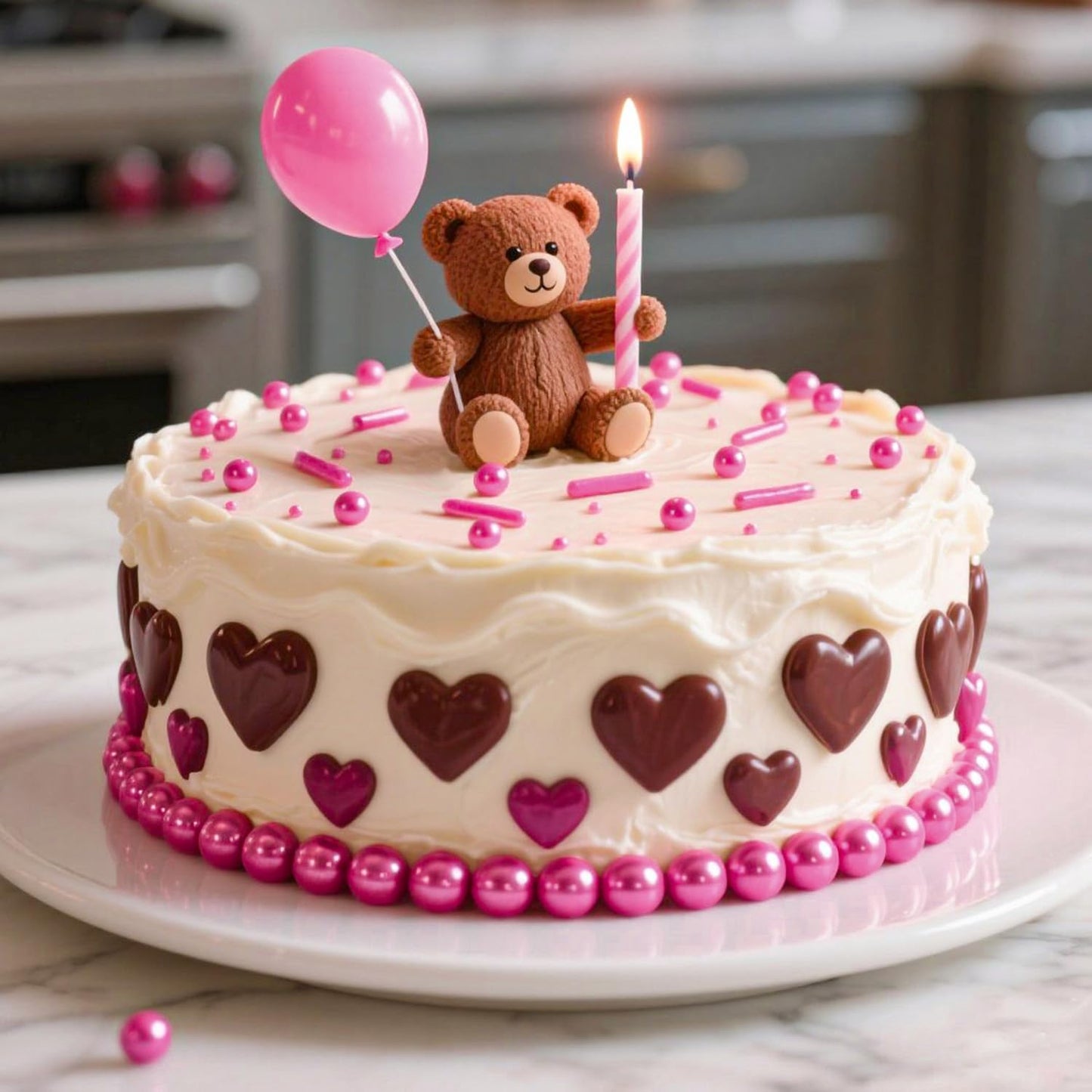 Rose Gold Pearl Rods Sprinkles, Baking Sprinkles for Cake Decorating, Mix Size Sugar Candy For Donut, Cupcake Topper, New Year, Holiday, Wedding Party Supplies, 150g/5.29oz