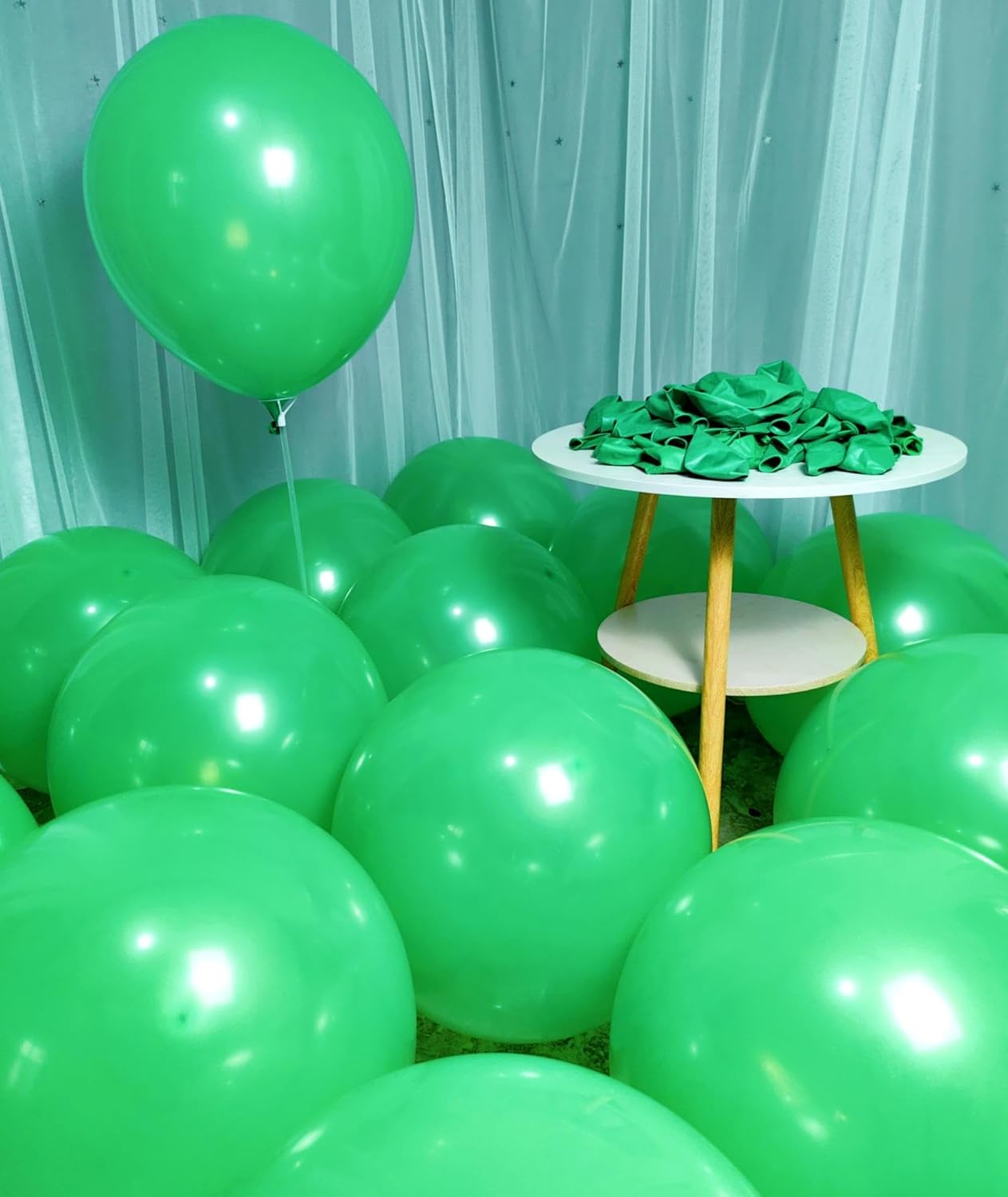 90 Pack Green Balloons 18 inch Green Latex Large Balloons for Party Decorations and Events ZWZLIULIAN