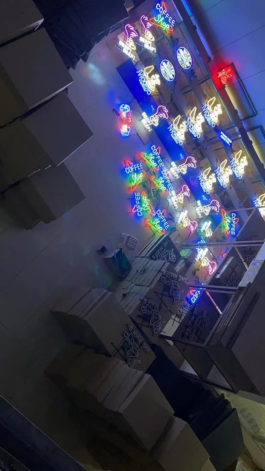 Neon Signs Compatible For Cerveza Pacifico Glass Neon Signs for Pub Hotel Cafe Man Cave Birthday Party Neon Light Art Wall Lights 24 X 20 Inches