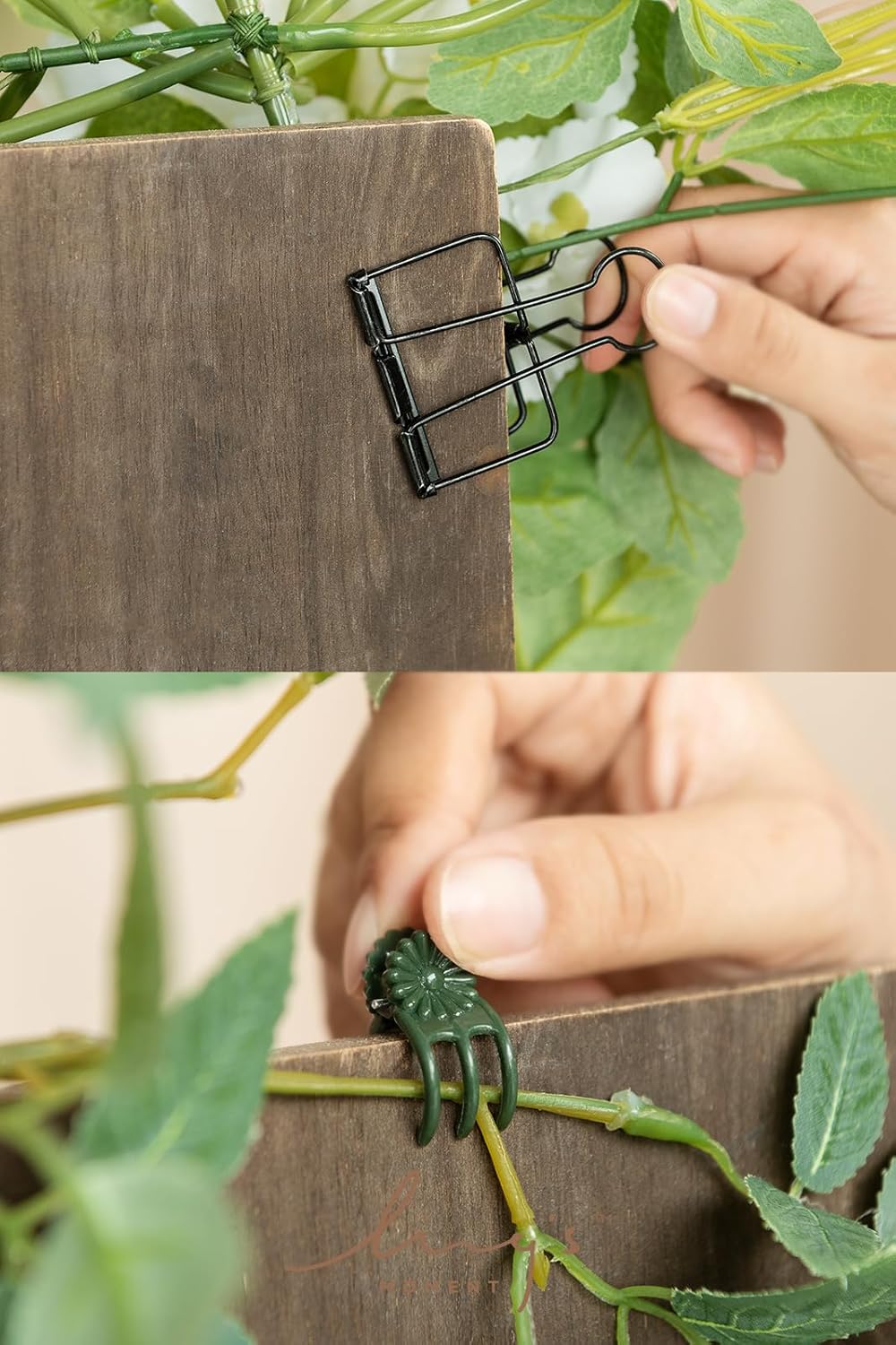 Ling's Moment 2pcs Wedding Flowers Garland Artificial Floral Swag Arch Decorations Greenery Arrangements Lily of The Valley White Ceremony Reception Garden Easel Wall Entryway Outdoor NOT Include Sign