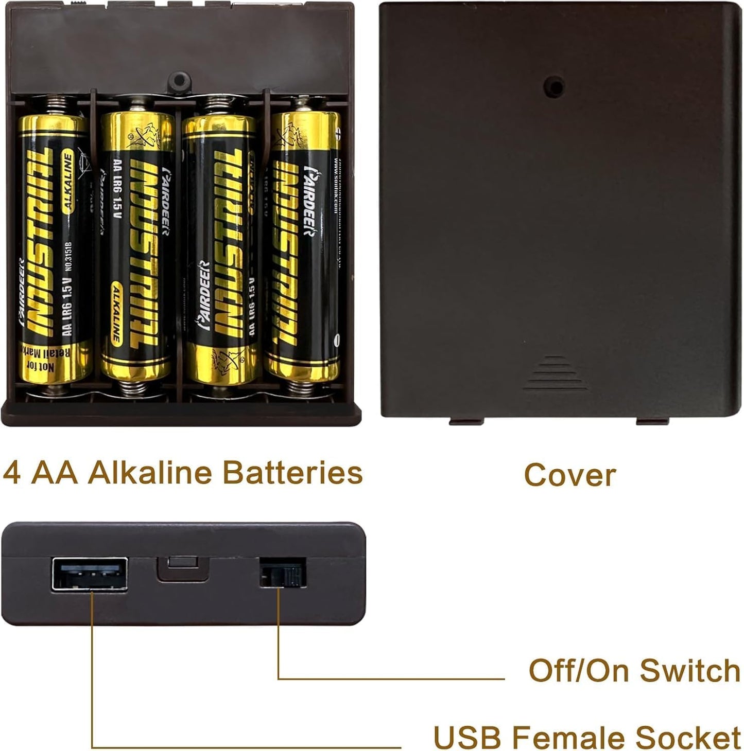 MENCH Branch Lights,6 Pcs Twig Light USB&Battery Powered 8 Flashing Modes by Remote Control.Branch Lights for Indoor, Light Up Decorations for Halloween Day and Christmas,Red