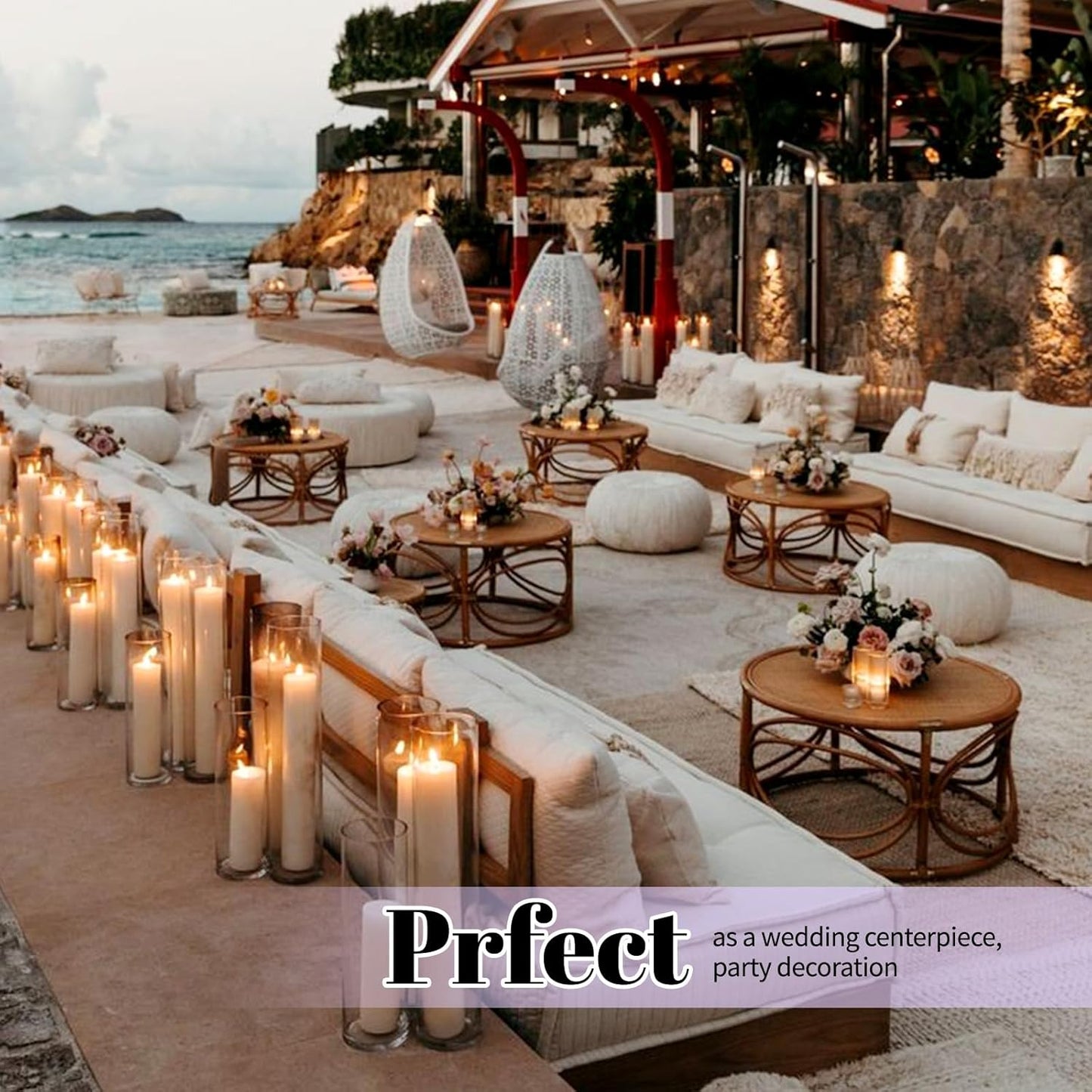 12Pack Glass Cylinder Vases for Centerpieces - 16 Inch Tall Flower Vase for Wedding Decorations, Floating Candle Holder Vase Bulk,Glass Hurricane Candle Holders for Table Shelf, Party, Home Decor