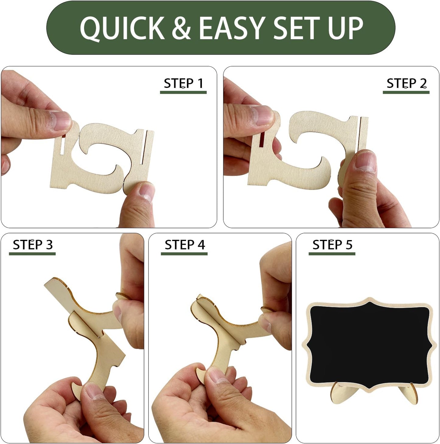 12pcs Mini Chalkboard Signs with Stand,Food Labels for Party Buffet, Food Tag/Name Card for Wedding Table, Name Tag Drink Labels Taco/Candy Bar/Bake Sale Food Sign, Catering Supplies Buffet Display