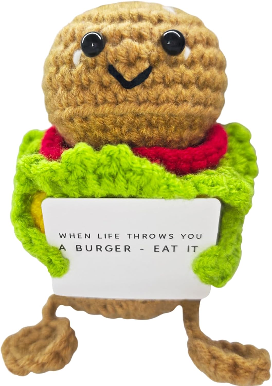 Too Cute to Eat! Mini Amigurumi Hamburger-Handmade Crochet Fun for Home & Gifts!
